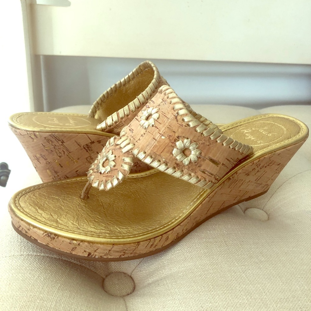 Like new Jack Rogers cork wedge sandal. Size 7.5